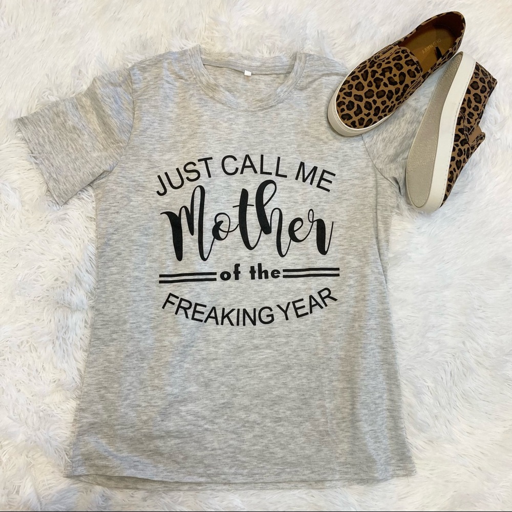 Graphic Short SleeveTee, Mother of the Year, Unworn Size Small